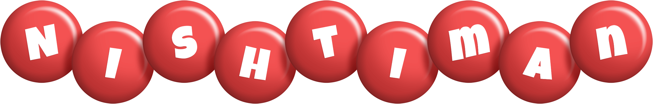 Nishtiman candy-red logo