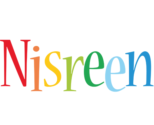 Nisreen birthday logo