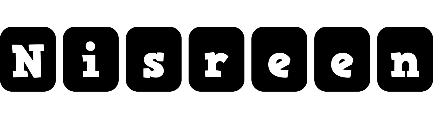 Nisreen box logo