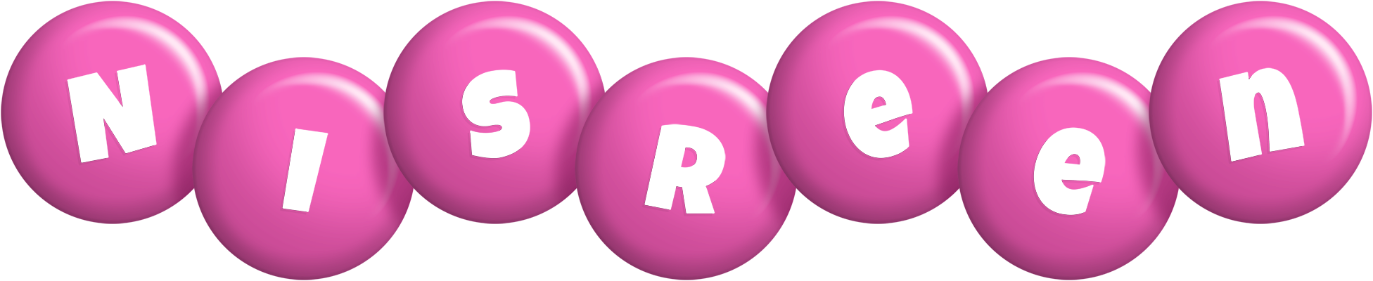 Nisreen candy-pink logo