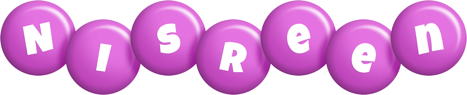 Nisreen candy-purple logo