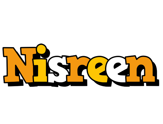 Nisreen cartoon logo