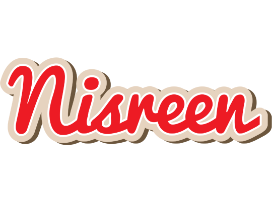 Nisreen chocolate logo