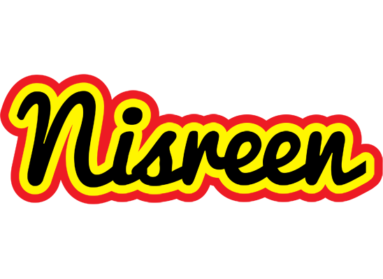 Nisreen flaming logo