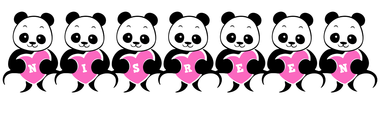 Nisreen love-panda logo