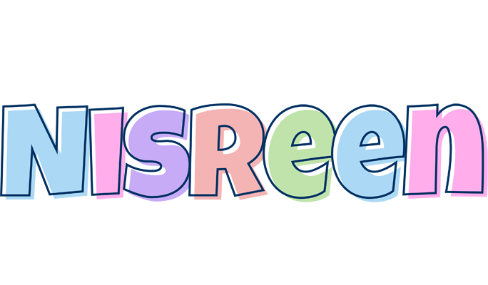 Nisreen pastel logo