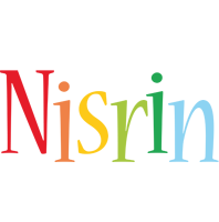 Nisrin birthday logo