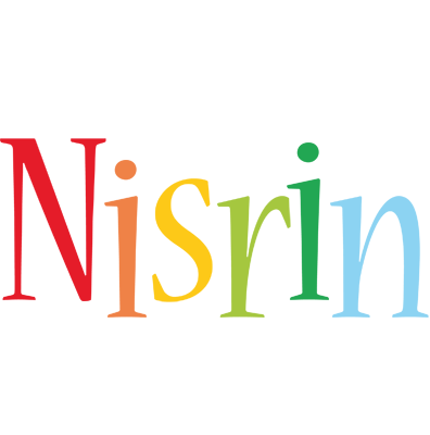 Nisrin birthday logo