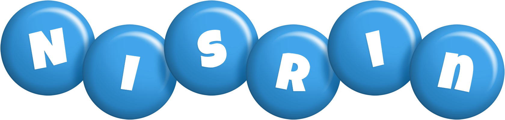 Nisrin candy-blue logo