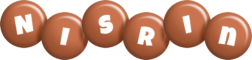 Nisrin candy-brown logo