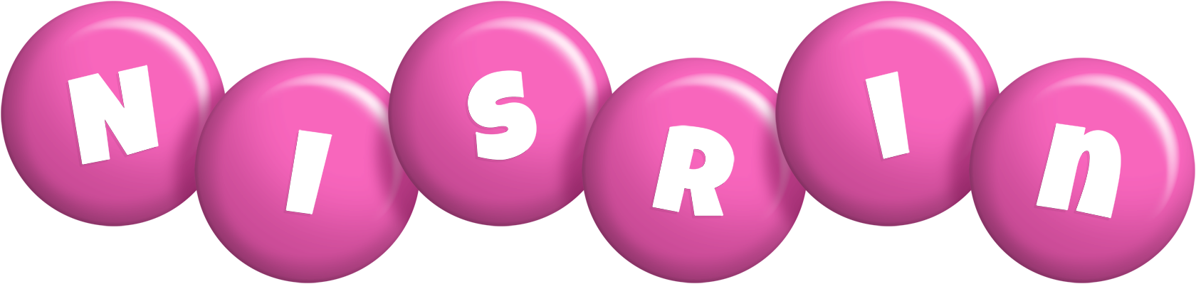 Nisrin candy-pink logo