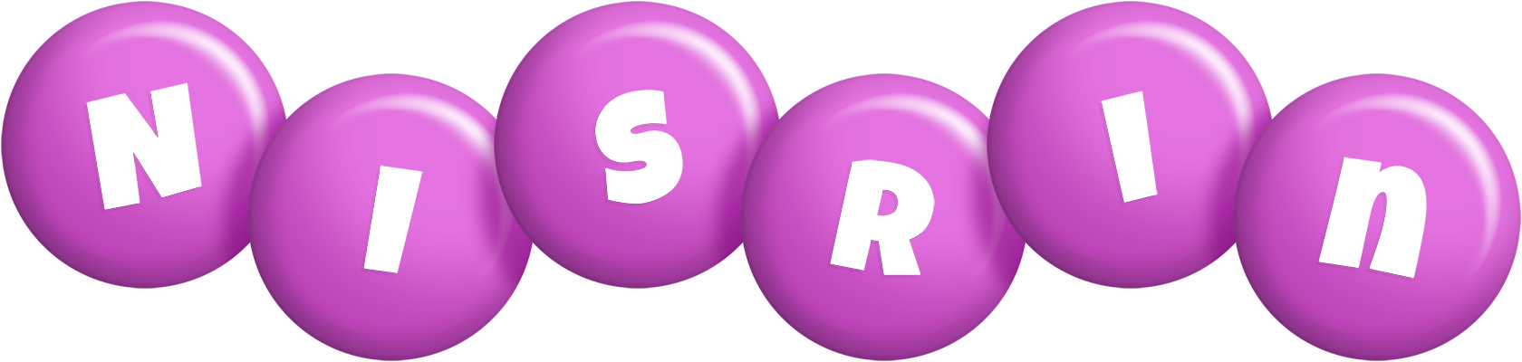 Nisrin candy-purple logo