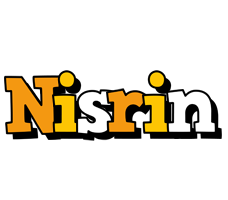 Nisrin cartoon logo