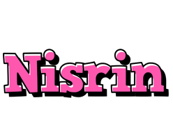 Nisrin girlish logo