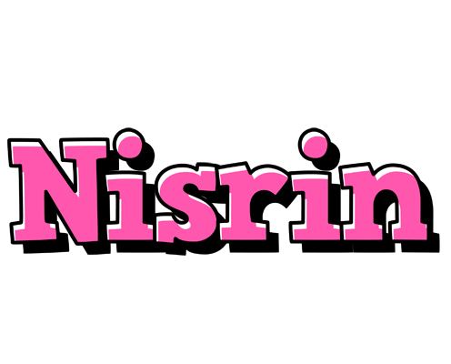Nisrin girlish logo