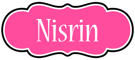 Nisrin invitation logo