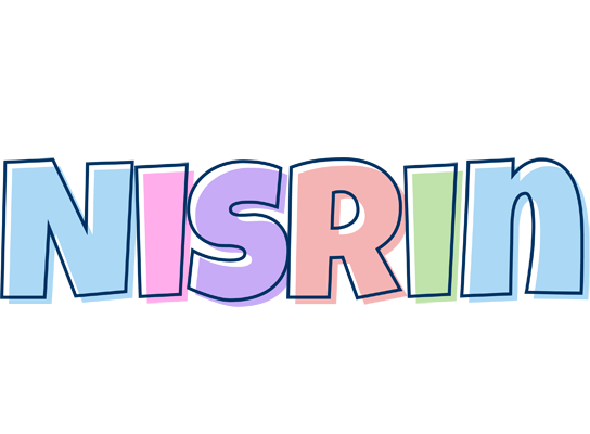 Nisrin pastel logo