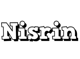 Nisrin snowing logo