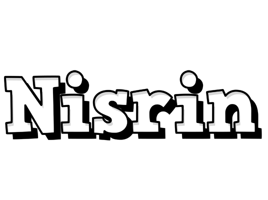Nisrin snowing logo