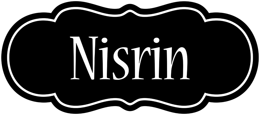 Nisrin welcome logo