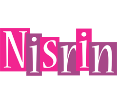 Nisrin whine logo