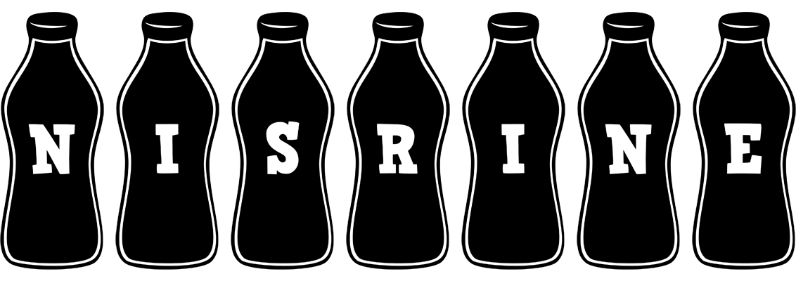 Nisrine bottle logo