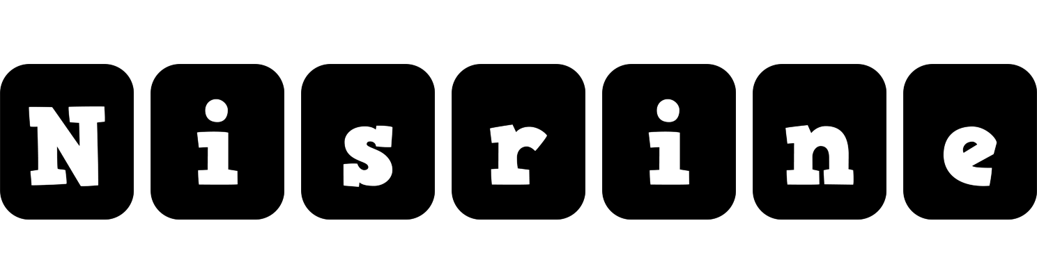Nisrine box logo