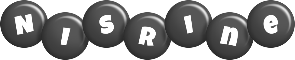 Nisrine candy-black logo