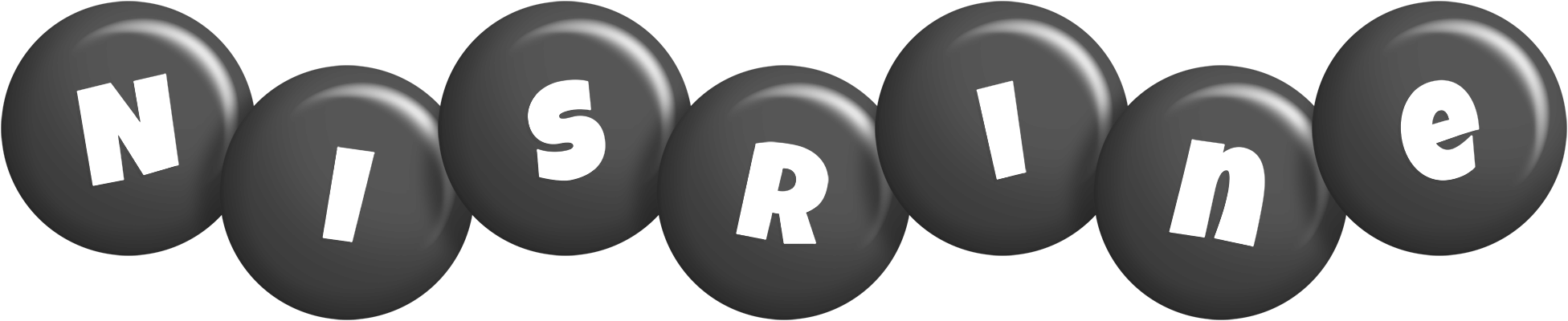 Nisrine candy-black logo