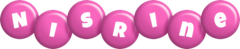 Nisrine candy-pink logo