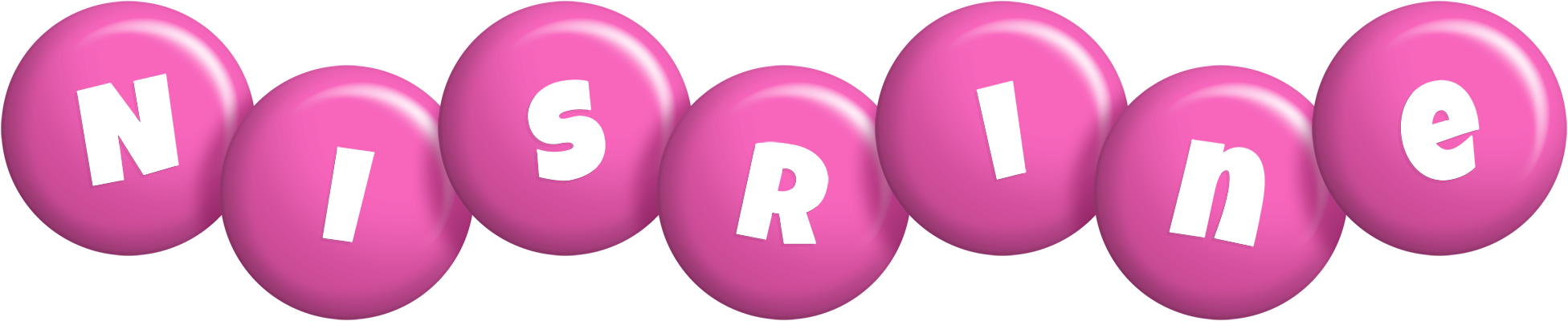 Nisrine candy-pink logo