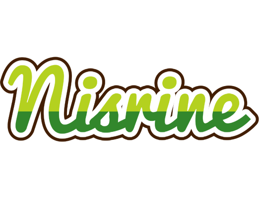 Nisrine golfing logo