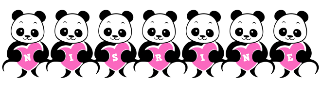 Nisrine love-panda logo