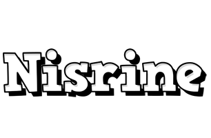 Nisrine snowing logo