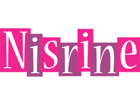 Nisrine whine logo