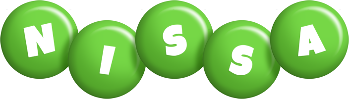 Nissa candy-green logo