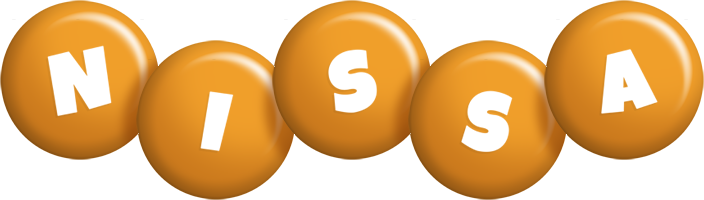 Nissa candy-orange logo