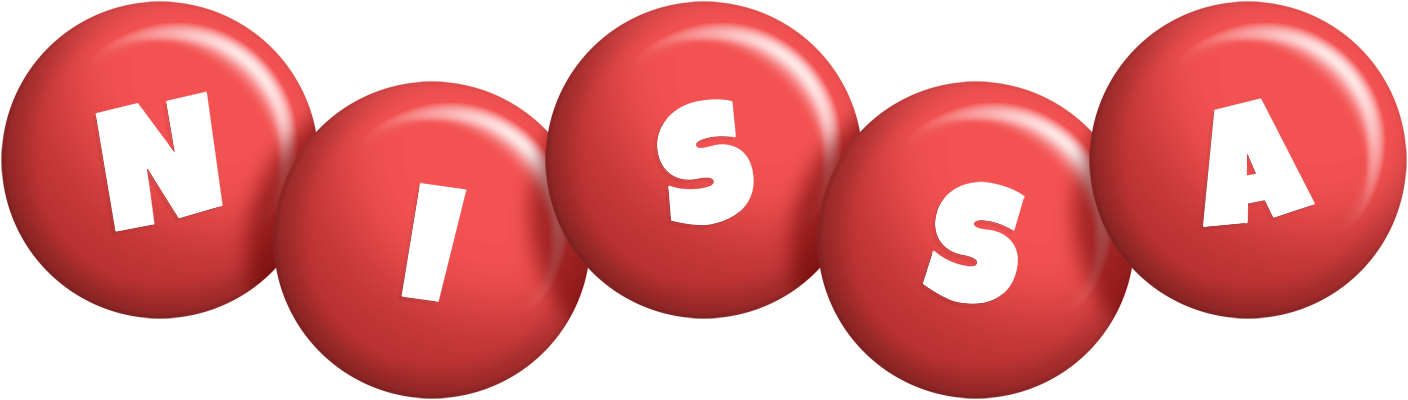 Nissa candy-red logo