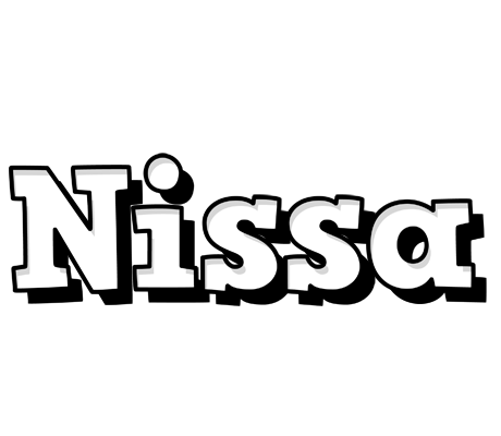 Nissa snowing logo