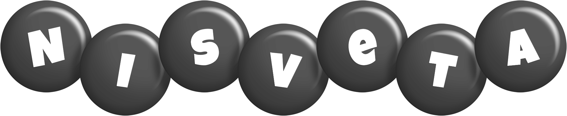 Nisveta candy-black logo