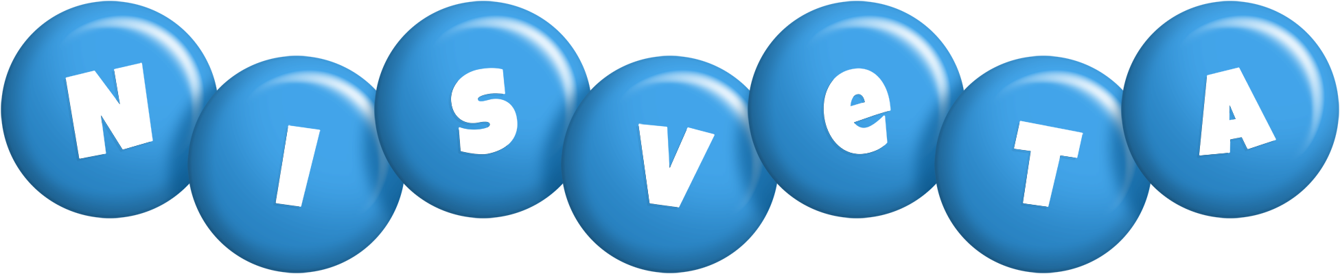 Nisveta candy-blue logo