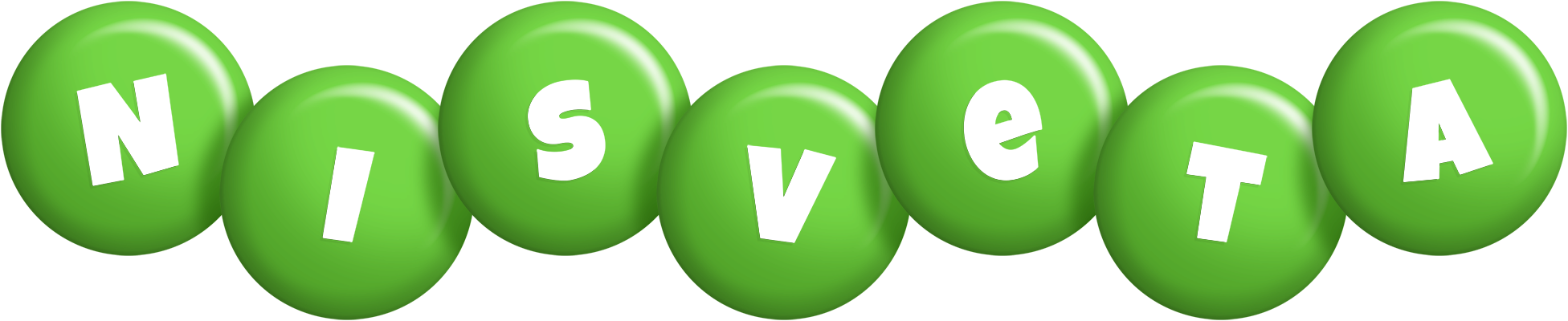 Nisveta candy-green logo