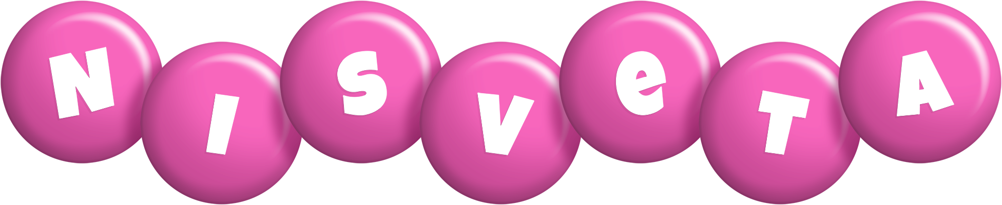 Nisveta candy-pink logo