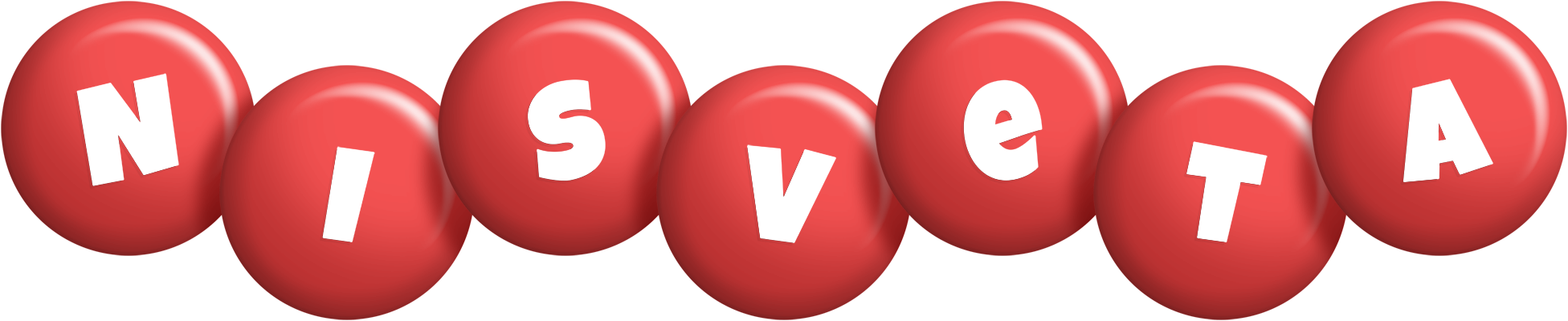 Nisveta candy-red logo