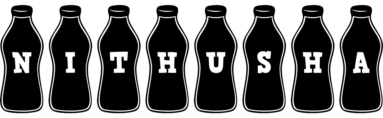 Nithusha bottle logo