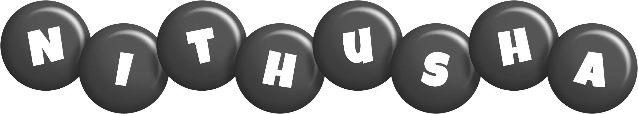 Nithusha candy-black logo