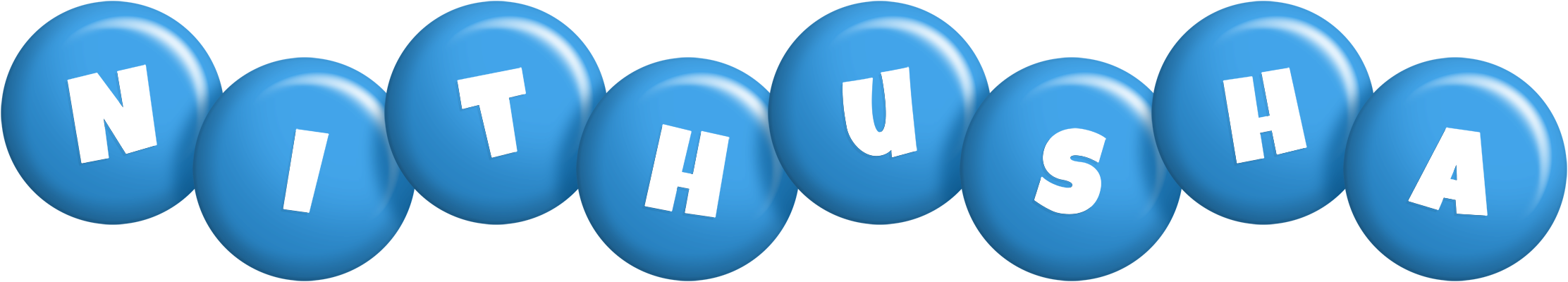 Nithusha candy-blue logo