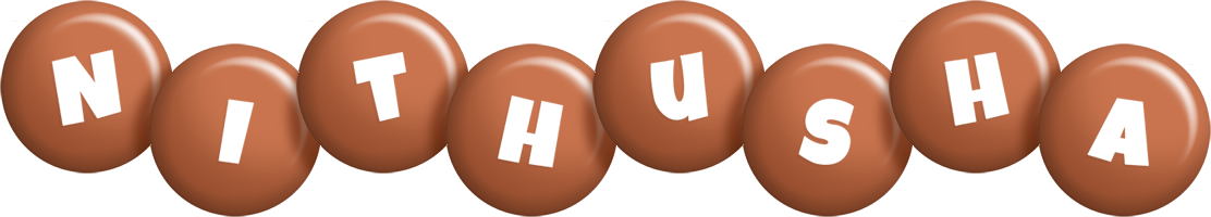 Nithusha candy-brown logo