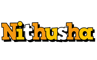 Nithusha cartoon logo