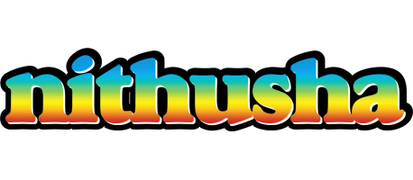 Nithusha color logo